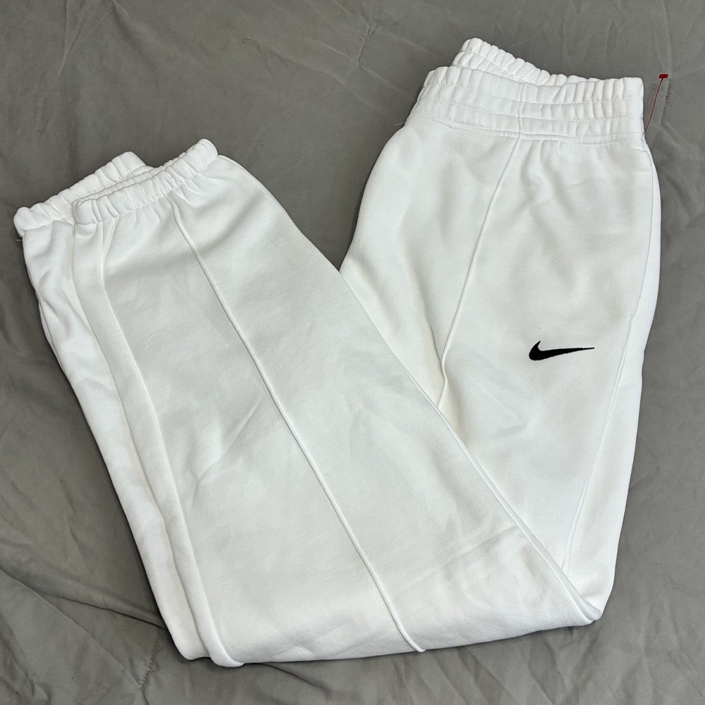 Nike Joggers Mens Medium White Sportswear NSW Modern Fleece Pants DJ0367-378